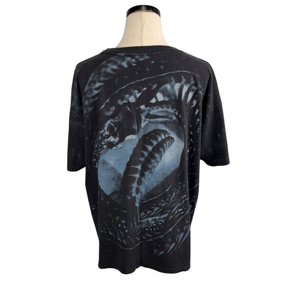 Vintage Pantera Rock Band Distressed All Over Print Graphic T Shirt XL 90's - Picture 2 of 7